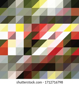 Simple colorful triangle vector background 