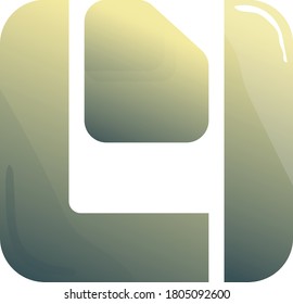 simple colorful vector logo design