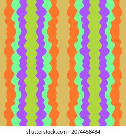 Simple colorful wavy Background. Abstract vector illustration. Modern seamless Pattern with vertical waves,repeating undulating ornament.For wallpapers,fabrics,textiles,wrappings,scrapbooking.