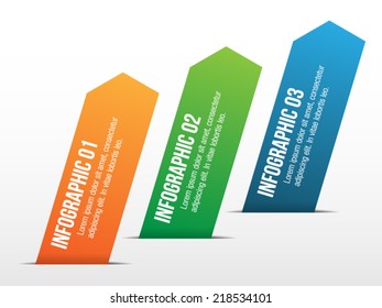 Simple Colorful Web Banner Come Out From Below Style