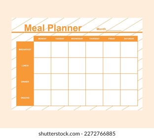 Simple Colorful weekly schedule template with flat design 3