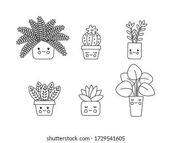 Kawaii Plants Images Stock Photos Vectors Shutterstock