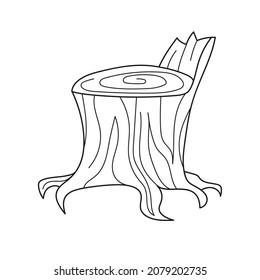 Página de coloreado simple. Libro de Colores o caricatura de páginas Ilustración de tonterías divertidas para niños