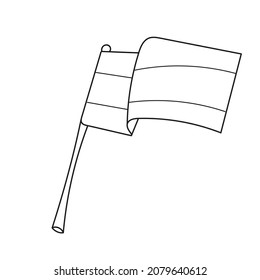 Página de coloreado simple. Icono de indicador aislado en fondo blanco. Ilustración vectorial para niños