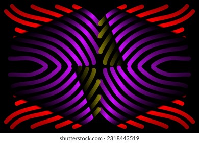 Simple colourful line art pattern for background wallpaper presentation 