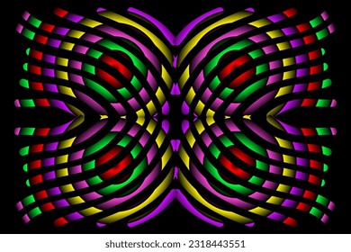 Simple colourful line art pattern for background wallpaper presentation 