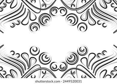 Simple colourful line art pattern of indonesian culture traditional tenun batik ethnic dayak ornament 