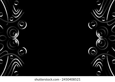 Simple colourful line art pattern of indonesian culture traditional tenun batik ethnic dayak ornament 