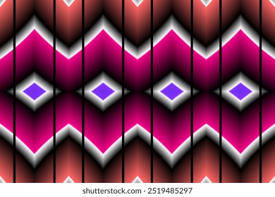 Simple colourful line art pattern gradient seamless background 