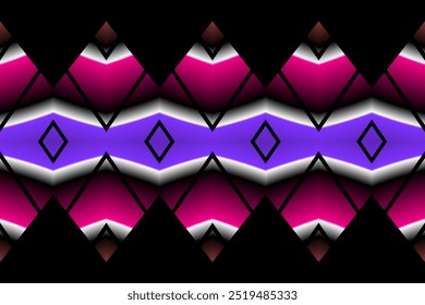 Fondo inconsútil colorido simple del gradiente del patrón del arte de la línea 