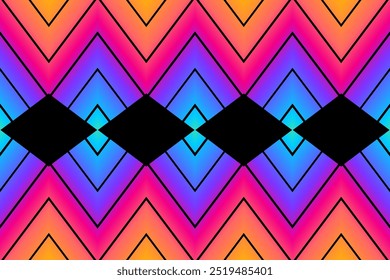 Fondo inconsútil colorido simple del gradiente del patrón del arte de la línea 