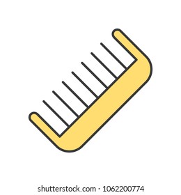 Simple Comb, Filled outline icon