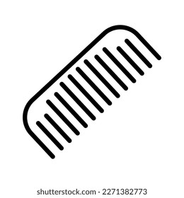 Icono de peine simple. Hermoso peine. Vector.