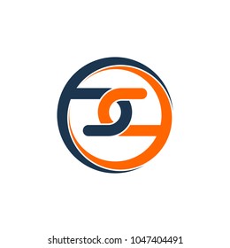 simple combination c&c logo