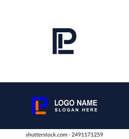 Simple combination of P and L logo.