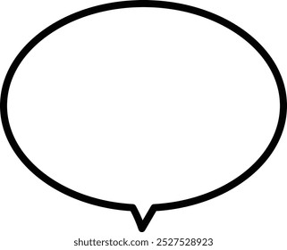 
Simple comic speech bubble speech bubble round