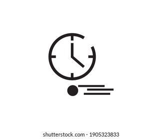 Simple and common clock icon designs for clock packaging designs, watch products, and more.