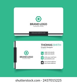 Simple company business card template