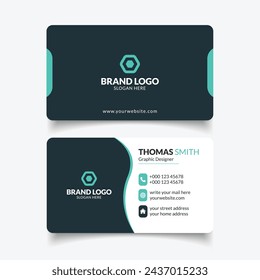 Simple company business card template