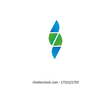 Simple company identity logo design concept