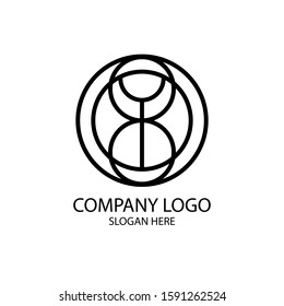 simple company logo design vector