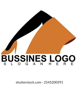 Concepto moderno simple del logotipo de la compañía