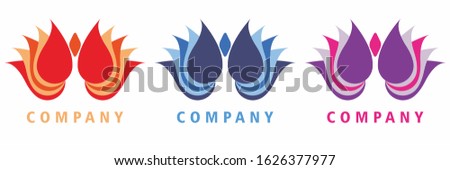 simple company logo. premium vector