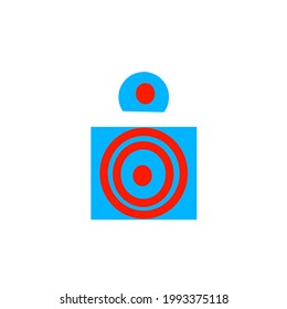 simple company logo vector on white background
