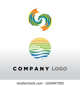 SIMPLE COMPANY LOGO WHEATER CLOUD
