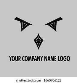 A Simple Company Name Vector Logo Of Owl Bird Logo