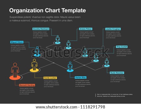 Easy Org Chart Template Free