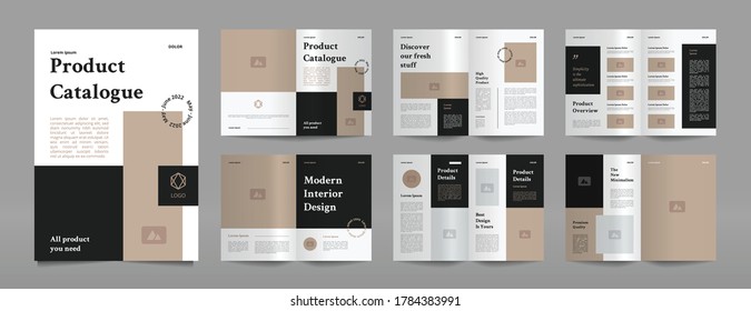 Simple Company Product Catalogue Design Template