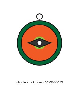 simple compass icon design template