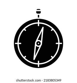 Icono de brújula simple. Perfecto para sus necesidades de diseño. Gracias a ti :)