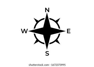 Simple compass vector design eps 10 