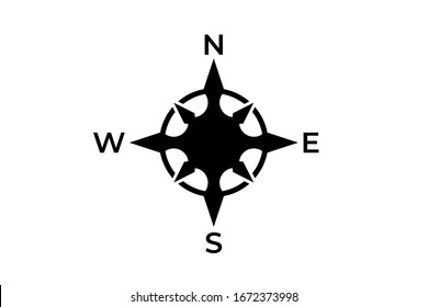 Simple compass vector design eps 10 