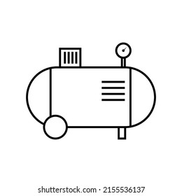 Simple Compressor Icon Illustration Design Stock Vector (Royalty Free ...