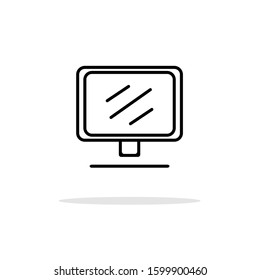 simple computer design icons  for your web site design, logo, app, UI, vector illustration