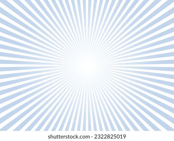 Simple concentrated line background material of the image of the sun's rays shining _ Blue