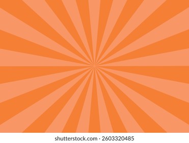 Simple Concentration Line Background Clip Arts orange