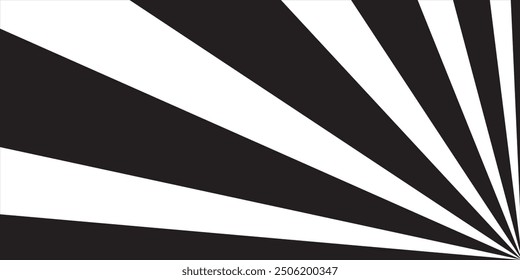 Líneas simples de la concentración, línea blanca y negra, velocidad, efecto, historieta,