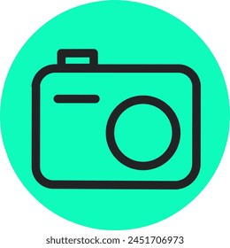 simple concept camera icon,technology.stock vector