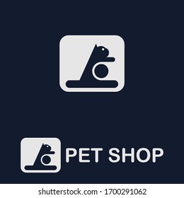 Simple concept Cat logo icon vector design