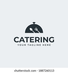 Simple Concept Catering Logo Design Dinner Stock Vector (Royalty Free ...