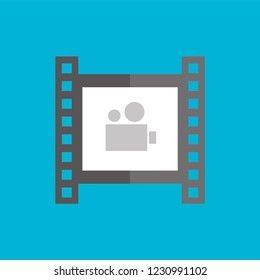 Simple concept graphic for movie, movie production