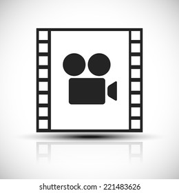 Simple concept graphic for movie, movie production