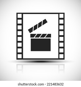 Simple concept graphic for movie, movie production