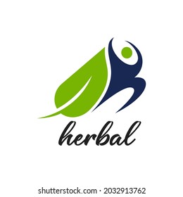 logotipo de concepto simple para la vida ecológica