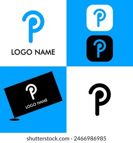 Simple concept logo vector for company sign