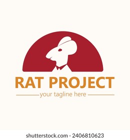 simple concept mouse vector illustration. suitable for t-shirt and company branding